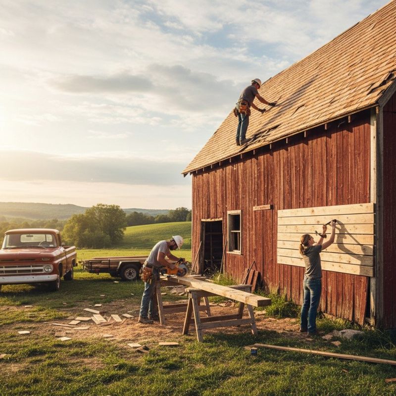 Barn Staining