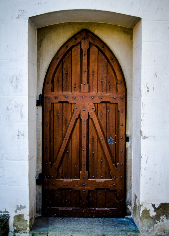 Church Door Painting